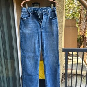 CLAUD Classic Blue Straight Leg Women's Jeans